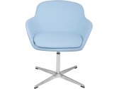 Кресло дизайнерское Beon A646-5 (Elegance S) металл, кашемир светло-голубой Фото 2