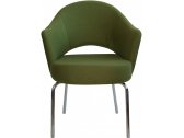 Кресло с обивкой Beon A621 металл, кашемир зеленый Фото 2