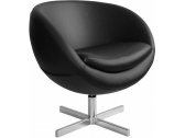 Кресло дизайнерское Beon A686 металл, экокожа черный Фото 1