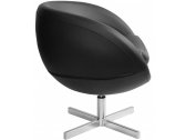 Кресло дизайнерское BON-BON A686 металл, экокожа черный Фото 3
