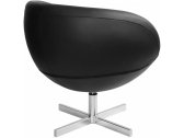 Кресло дизайнерское BON-BON A686 металл, экокожа черный Фото 4