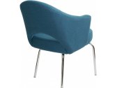 Кресло с обивкой BON-BON A621 металл, кашемир серо-синий Фото 4
