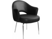Кресло с обивкой Beon A621 металл, экокожа черный Фото 1
