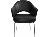 Кресло с обивкой Beon A621 металл, экокожа черный Фото 2