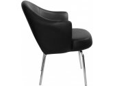 Кресло с обивкой Beon A621 металл, экокожа черный Фото 3