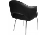 Кресло с обивкой Beon A621 металл, экокожа черный Фото 4