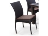 Комплект плетеной мебели Afina T257A/Y380A-W53 Brown 4Pcs искусственный ротанг, сталь, ткань коричневый Фото 3