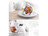 Кофейные пары для эспрессо Ancap Edex фарфор деколь Mercatini Фото 5