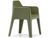Кресло пластиковое PEDRALI Plus пластик зеленый Фото 1