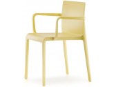 Кресло пластиковое PEDRALI Volt стеклопластик желтый Фото 1