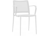 Кресло пластиковое PEDRALI Mya Tecnica алюминий, стеклопластик, ткань белый Фото 1