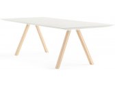 Стол обеденный PEDRALI Arki-Table Wood дуб, HPL беленый дуб, белый Фото 1