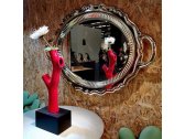 Зеркало настенное Qeeboo Plateau Miroir полиэтилен, зеркало серебристый Фото 8
