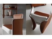 Кресло мягкое Quinti Anna Design Roberto Baciocchi сталь, пенополиуретан, ткань Фото 11