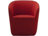Кресло с обивкой Профдиван Ингрид дерево, металл, кожа красный Фото 1