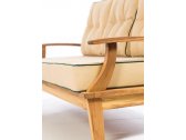 Диван деревянный двухместный с подушками WArt Trend 2 ироко, ткань Etisilk Фото 6