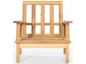 Кресло деревянное WArt Trend 1 ироко, ткань Etisilk Фото 2
