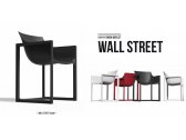 Кресло пластиковое Vondom Wall Street Basic стеклопластик черный Фото 3