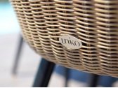Комплект плетеной мебели Uniko Kodia алюминий, искусственный ротанг, ткань натуральный, черный Фото 5
