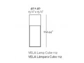 Светильник напольный уличный Vondom Vela LED полиэтилен белый Фото 2