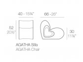Кресло пластиковое Vondom Agatha Basic полиэтилен Фото 2