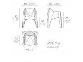 Кресло пластиковое Vondom Voxel Basic стеклопластик Фото 2