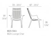 Кресло пластиковое Vondom Ibiza Basic полипропилен, стекловолокно Фото 2