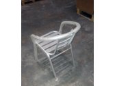 Кресло металлическое Tron 1201AP алюминий серый Фото 5