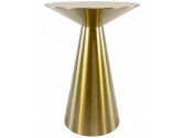 Подстолье-стол металлическое Tron 2109EM нержавеющая сталь золотой Фото 2