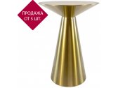 Подстолье-стол металлическое Tron 2109EM нержавеющая сталь золотой Фото 1