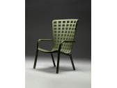 Лаунж-кресло пластиковое Nardi Folio стеклопластик агава Фото 15