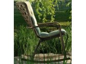Кресло-качалка пластиковое с подушкой Nardi Folio стеклопластик, акрил тортора, зеленый Фото 8