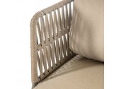Комплект мягкой мебели Grattoni Soft Modular алюминий, роуп, акрил антрацит, коричневый, тортора Фото 4