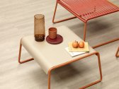 Столик кофейный Scab Design Lisa Lounge Side Table сталь, металл терракотовый, тортора Фото 7