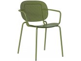 Кресло металлическое Scab Design Si-Si Dots сталь оливковый Фото 1