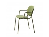 Кресло металлическое Scab Design Si-Si Dots сталь оливковый Фото 5