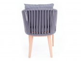 Кресло плетеное с подушками F.CASA FRG-I 076 дуб, роуп, ткань Фото 5