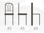 Кресло с обивкой Likom Комфорт 14 металл, фанера, велюр Фото 2