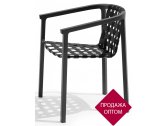 Кресло металлическое Todus Duct алюминий, тканевые ремни Фото 1