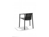 Кресло металлическое Todus Duct алюминий, тканевые ремни Фото 6