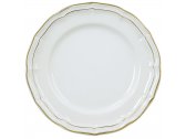 Тарелка обеденная Gien Filet Or фаянс белый, золотистый Фото 1