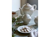 Блюдо круглое Gien Rocaille Blanc фаянс белый Фото 8