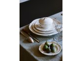 Блюдо круглое Gien Rocaille Blanc фаянс белый Фото 3
