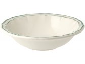 Набор глубоких тарелок Gien Filet Céladon фаянс белый, светло-бирюзовый Фото 1