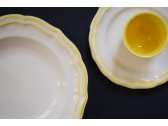 Чайные пары на 2 персоны Gien Filet Citron фаянс белый, лимонный Фото 9
