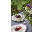 Набор глубоких тарелок Gien Filet Pivoine фаянс белый, розовый Фото 6