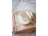 Набор тарелок для канапе Gien Filet Vert фаянс белый, светло-зеленый Фото 3