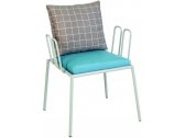 Кресло металлическое с подушкой Tevet Bamboo сталь, ткань Фото 1