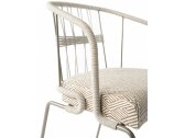 Кресло плетеное Tevet Pietrasanta Standard сталь, роуп, ткань Фото 4