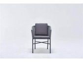 Кресло плетеное с подушками Tagliamento Palermo алюминий, роуп, акрил серый Фото 6